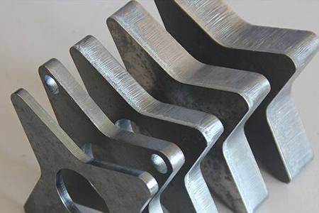 Cutting metal steel sheets